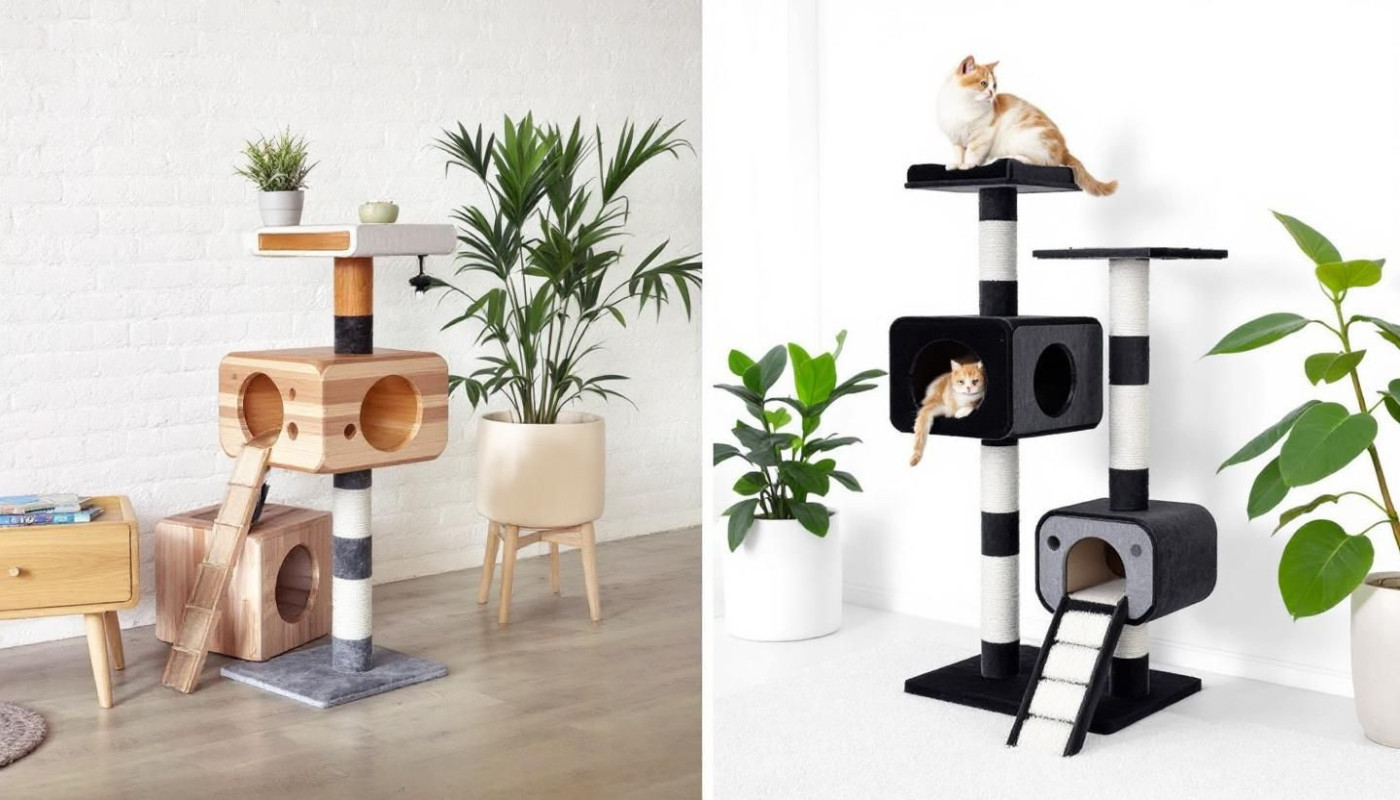 Comment intégrer un arbre à chat dans une décoration moderne ?
